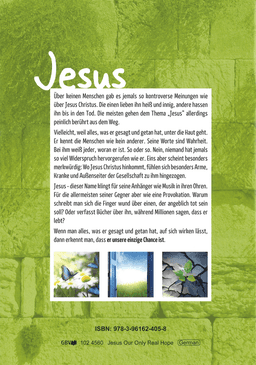image du produit Jésus, notre seul espoir, allemand