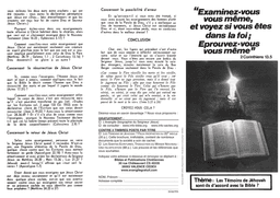 image du produit Les témoins de Jehovah sont-ils d'accord avec la Bible ?