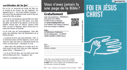 image du produit Foi en Jésus Christ (paquet de 100)