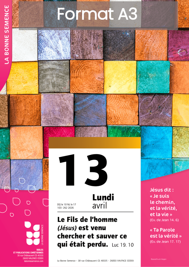 image du produit Affiche - Calendrier La Bonne Semence