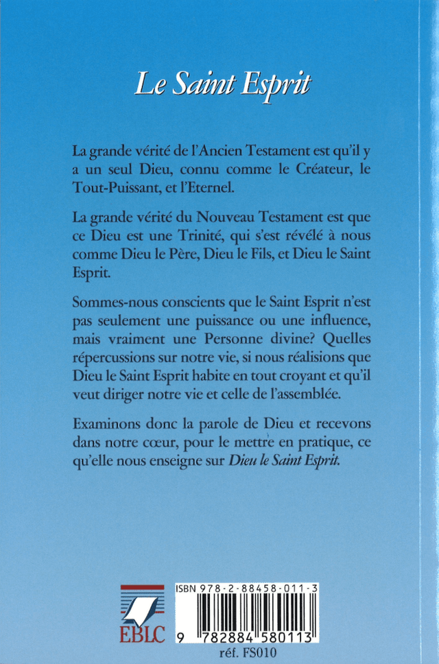 image du produit Le Saint Esprit