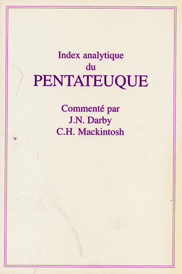 image du produit Index sur le Pentateuque