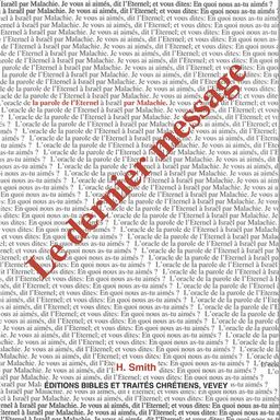 image du produit Le dernier message : Malachie