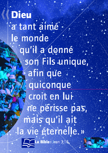 image du produit Affiche - Dieu a tant aimé le monde