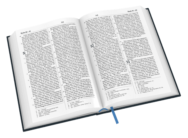 image du produit Bible Darby Révisée format compact, souple bleu