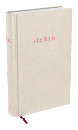 image du produit Bible Darby Révisée format compact, rigide lin beige