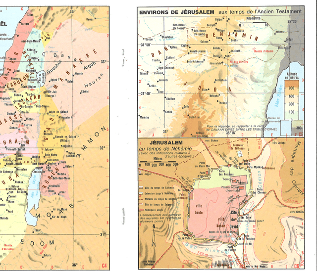 image du produit Cartes bibliques, cahier des 8 cartes, format moyen 13 x 19.5 cm