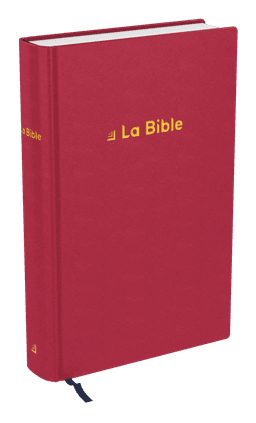 image du produit Bible Darby Révisée format standard, rigide velours rouge