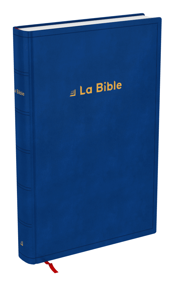 Produit Bible Darby Révisée grand format, rigide bleu