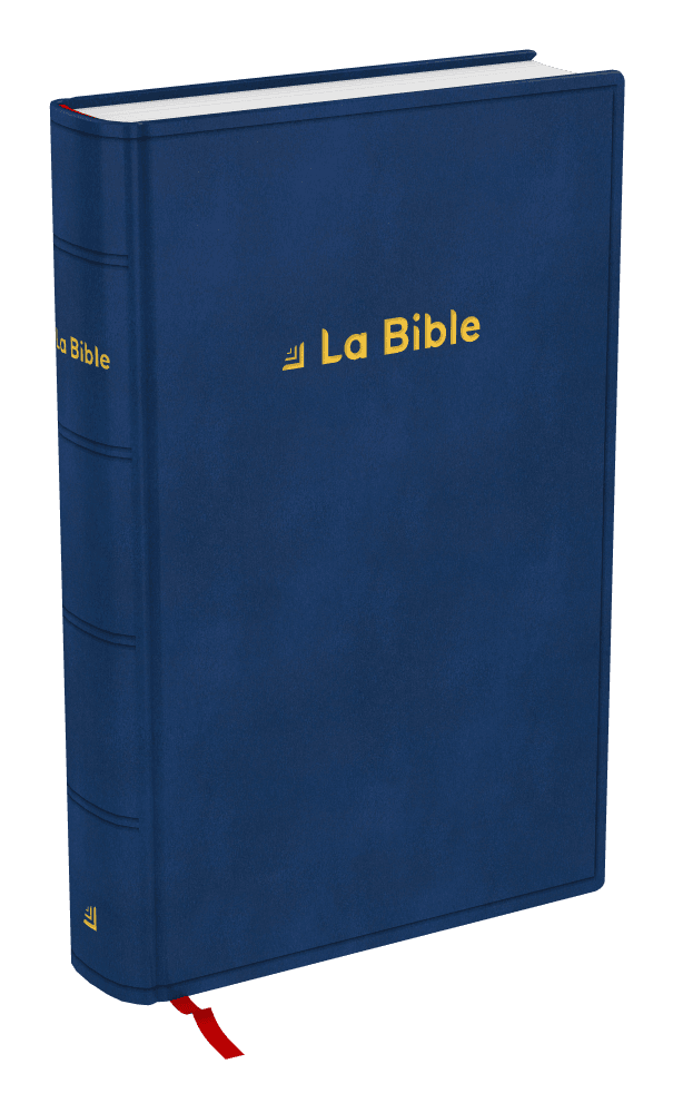 Produit Bible Darby Révisée format compact, rigide bleu
