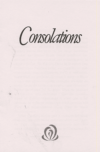 image du produit Consolations