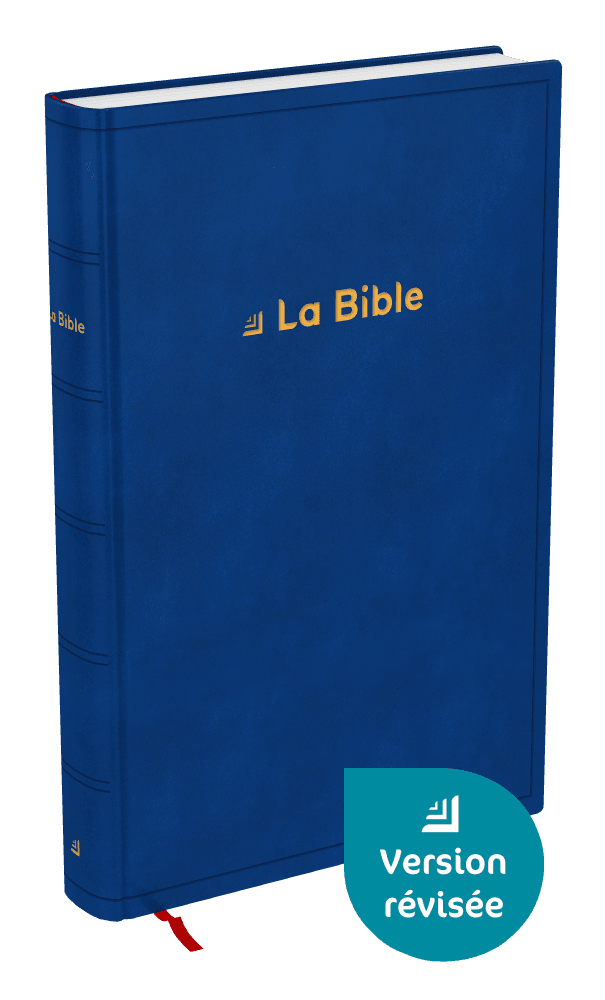 Produit Bible Darby révisée grand format, rigide bleu