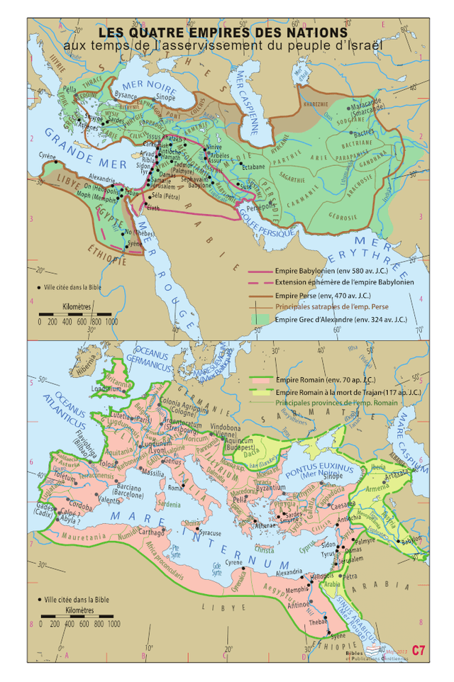 image du produit Carte murale : Les quatre empires