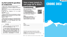 image du produit Croire Dieu (paquet de 100)