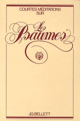 Produit Méditations sur les Psaumes, broché