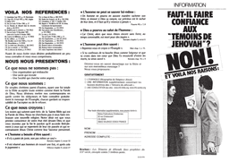 image du produit Faut-il faire confiance aux témoins de Jehovah ?