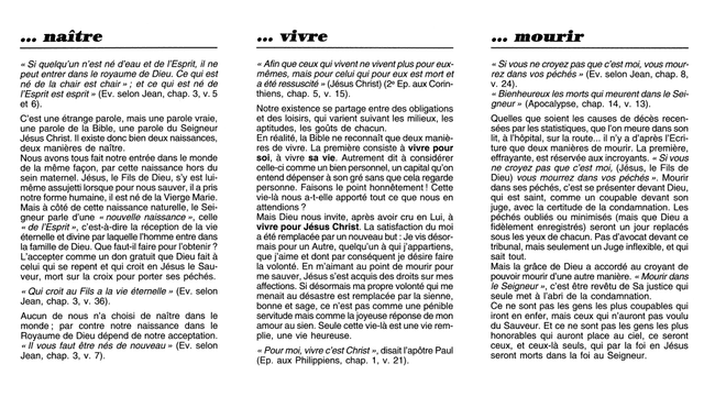 image du produit Deux manières de naître, vivre, mourir, ressusciter (paquet de 100)