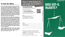 image du produit Dieu est-il injuste ? (paquet de 100)