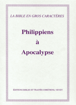 image du produit Philippiens à Apocalypse, gros caractères