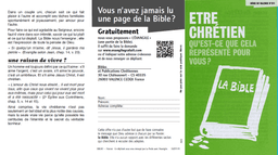 image du produit Être chrétien (paquet de 100)