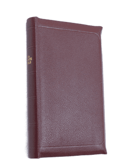 image du produit Bible cuir grenat, petit format, ancienne prés.