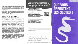 image du produit Que vous apportent les sectes ? (paquet de 100)