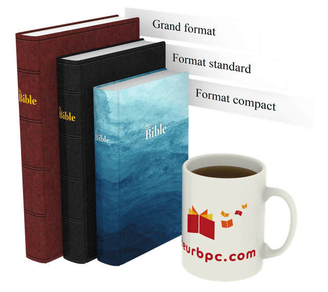 image du produit Bible Darby format standard, souple bleu