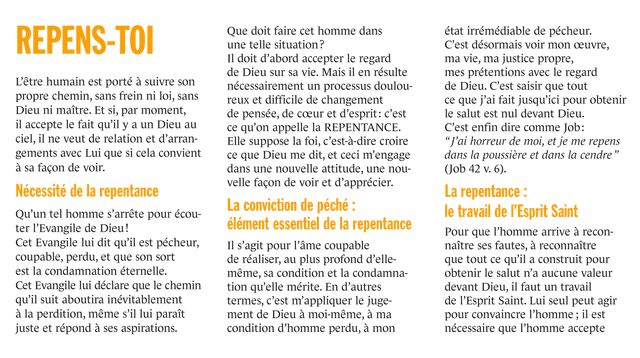 image du produit Repens-toi (paquet de 100)