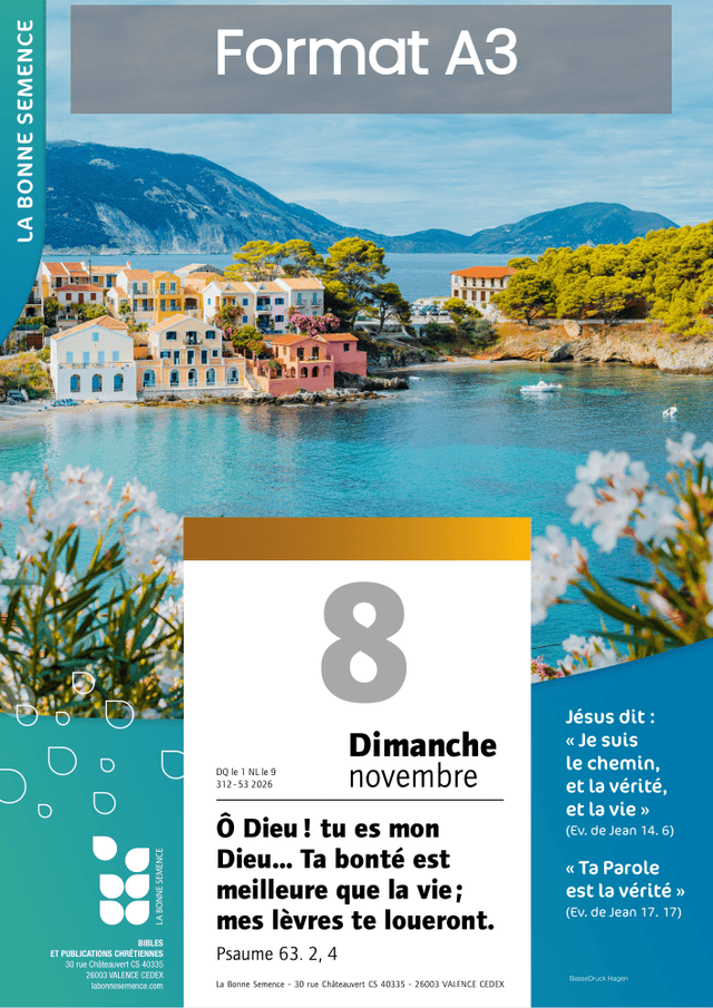 image du produit Affiche - Calendrier La Bonne Semence