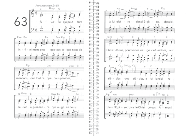 image du produit Hymnes et Cantiques Nvlle Ed - Format piano avec accords