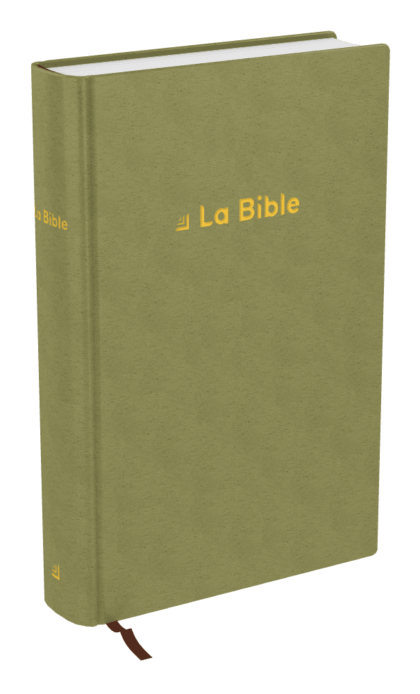 Produit Bible Darby Révisée format standard, rigide velours vert