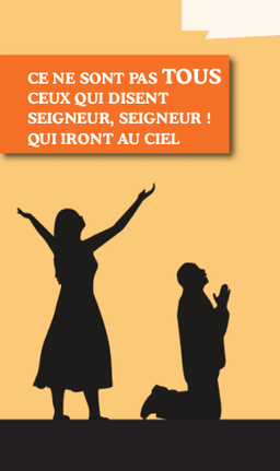 image du produit Ce ne sont pas tous ceux qui disent Seigneur (paquet de 100)