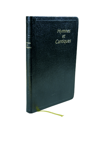 image du produit Hymnes et Cantiques ancienne édition, skinluxe souple, noir, tranches or, grand  format
