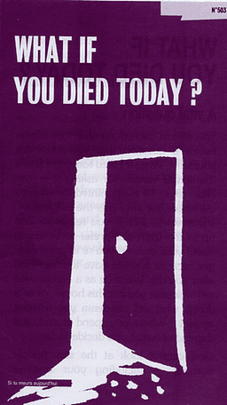 image du produit Si tu meurs aujourd'hui, Anglais