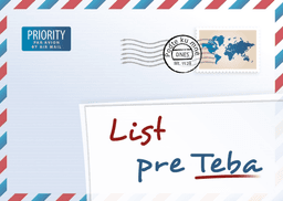 image du produit Une lettre pour vous, slovaque