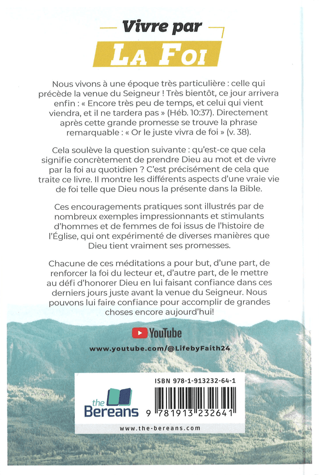 image du produit Vivre par la foi, prendre Dieu au mot