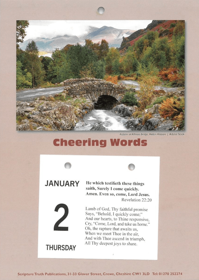 image du produit Cheering Words, Anglais, 2026