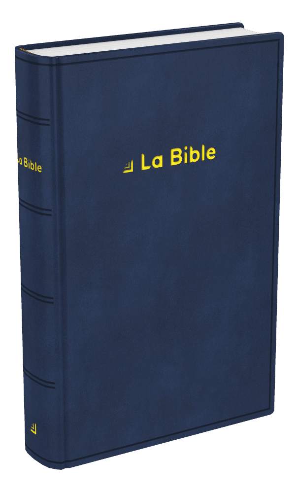 Produit Bible Darby Révisée format compact, rigide bleu