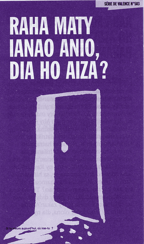 image du produit Si tu meurs aujourd'hui, malgache