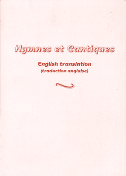 image du produit Hymnes et cantiques, ancienne édition, en anglais