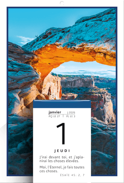 image du produit Une parole pour aujourd'hui, bloc plaque, 2026