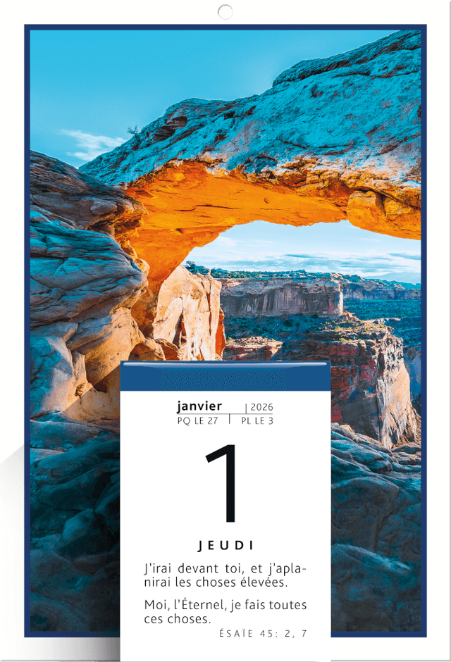 image du produit Une parole pour aujourd'hui, bloc plaque, 2026