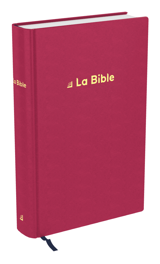 Produit Bible Darby Révisée format standard, rigide velours rouge