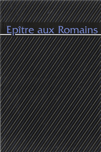 Produit Épître aux Romains, 14 x 21 cm