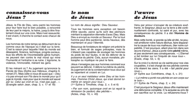 image du produit Connaissez-vous Jésus ? (paquet de 100)