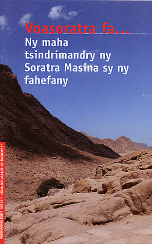 image du produit Il est écrit… Inspiration et autorité de l'Écriture Sainte, malgache