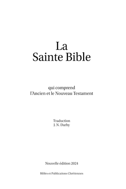 image du produit Bible Darby format standard, souple bleu
