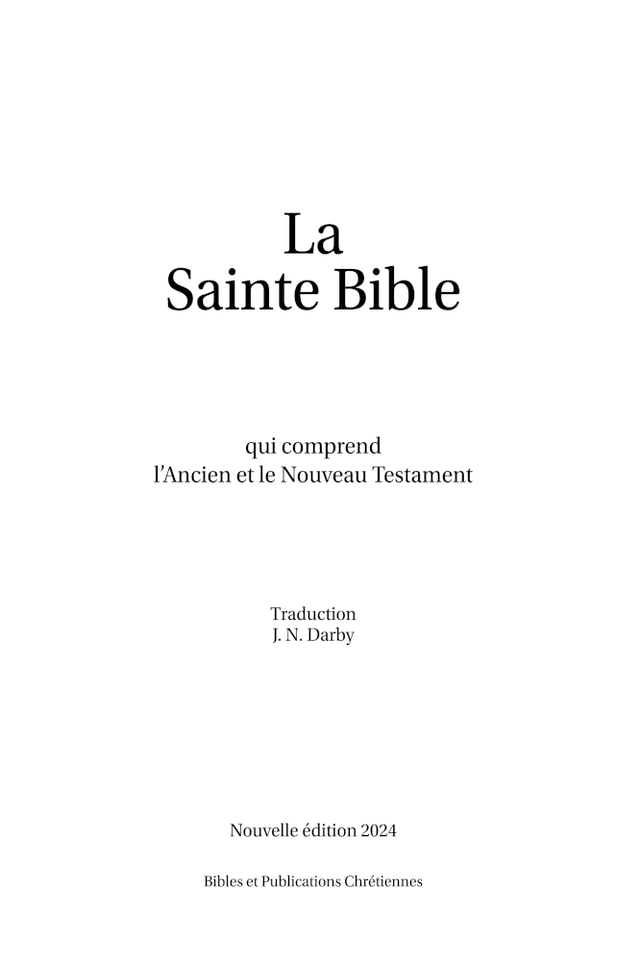 image du produit Bible Darby format standard, souple bleu