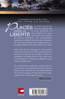 image du produit Placés dans la liberté, Commentaire sur l'épître aux Galates