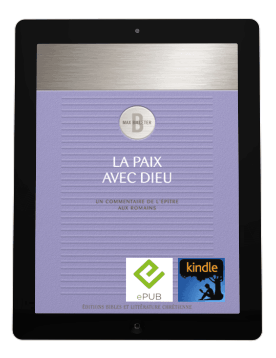 Produit La paix avec Dieu, commentaire sur Romains -eBook